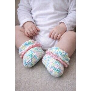 shoes New Girls Leia Allen Booties 0 To 3 months Hand Made crocheted  Baby